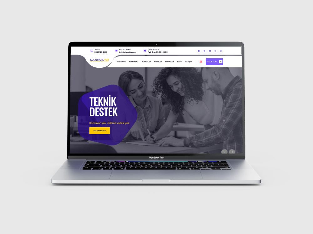 Kurumsal V28 (Tüm Sektörlere Uygundur)