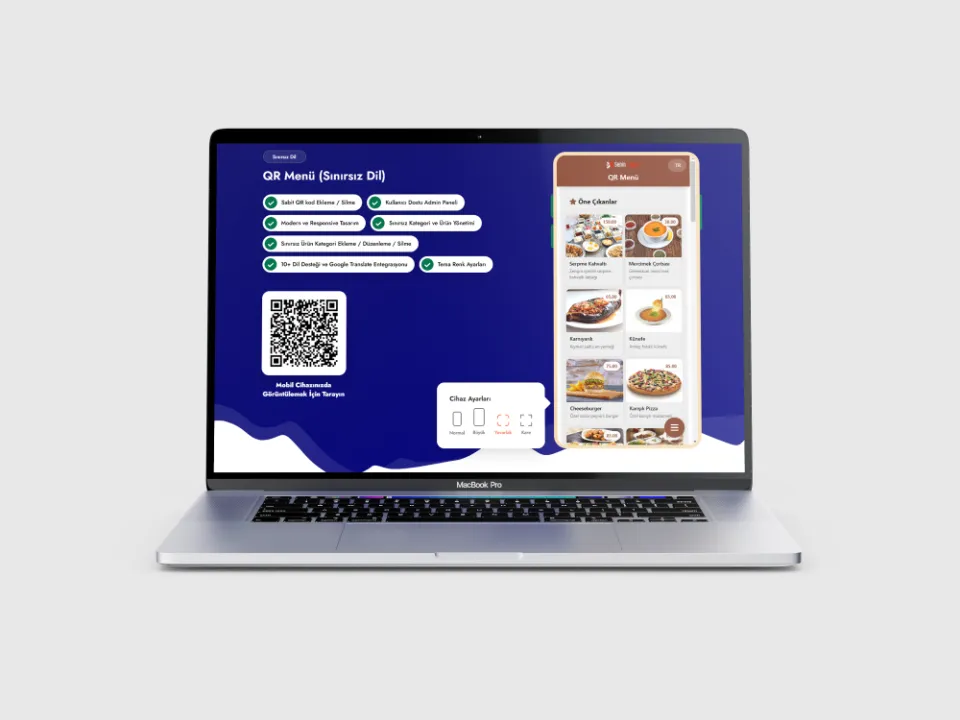 QR Menu Scripti V2 QR Kod Sistemli